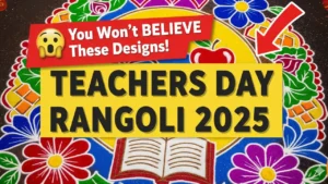 happy teachers day rangoli design 2025